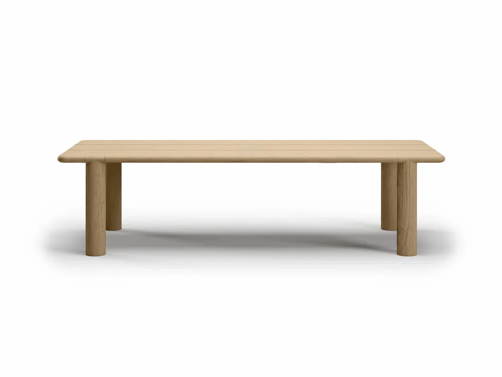 Tables de jardin - Ensemble de salle à manger Caleo-natural - SNOC