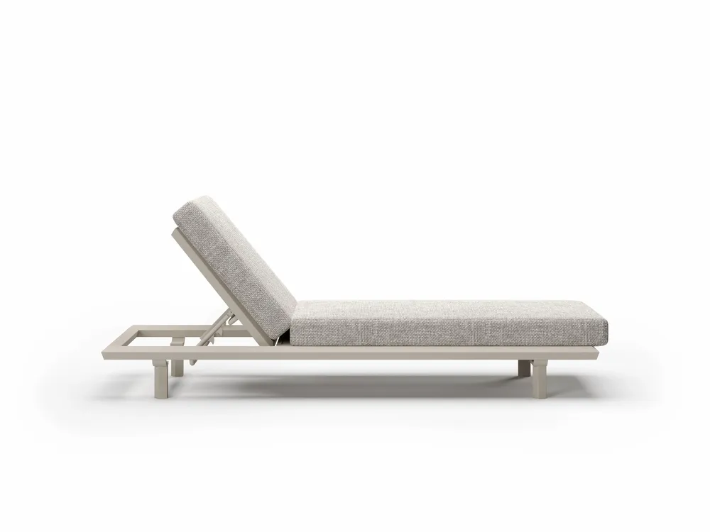Transats - Chaise longue en Éclat-bisque - SNOC