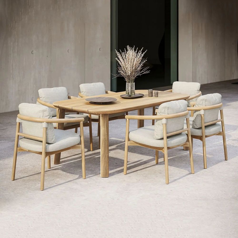 Lawn tables - Lyora Dining Set for 6 - SNOC