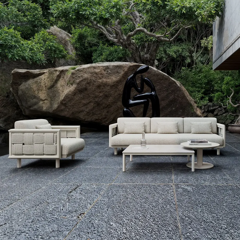 Lawn sofas - Éclat-bisque Lounge Set - SNOC