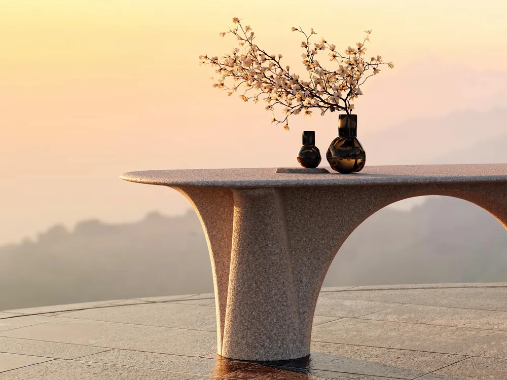 Lawn tables - Savio-ash Dining Table - SNOC