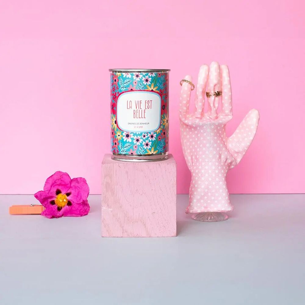 Gifts - Sowing kit “Life is beautiful” made in France - MAUVAISES GRAINES