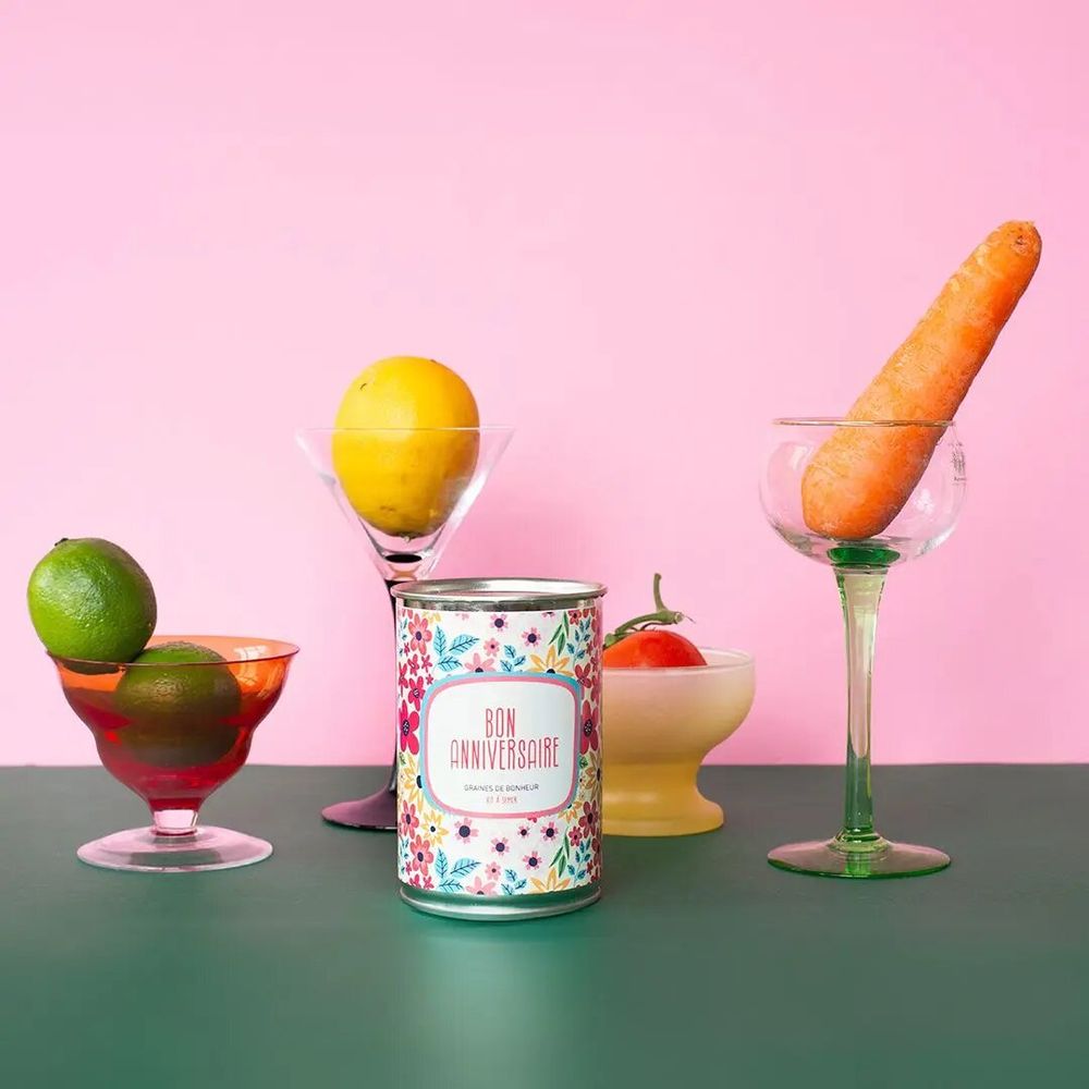 Gifts - seed kit\" Happy Birthday\ " - MAUVAISES GRAINES