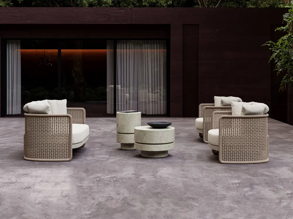 Lawn tables - Miura-bisque M Size Coffee Table - SNOC