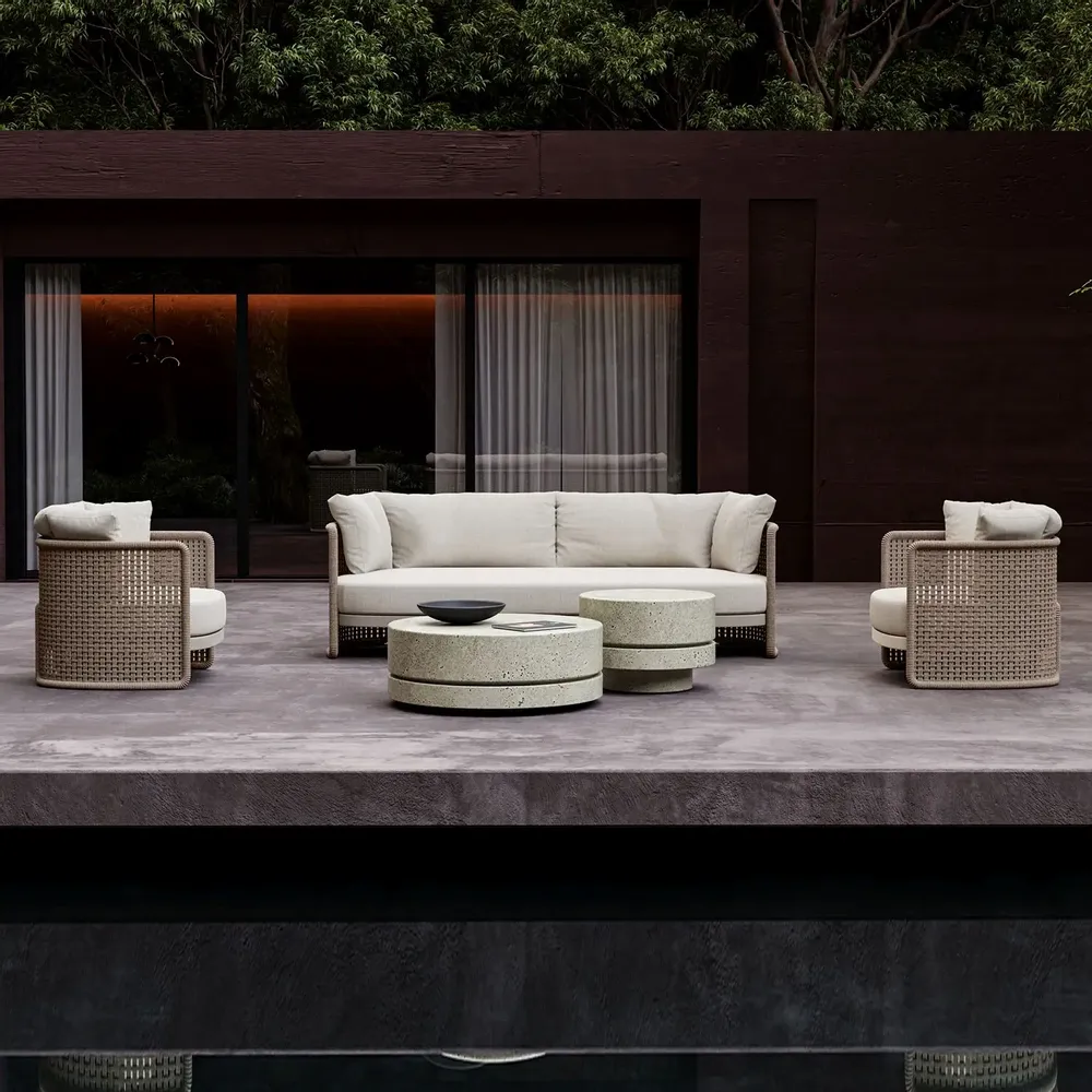 Lawn sofas - Miura-bisque Lounge Set - SNOC