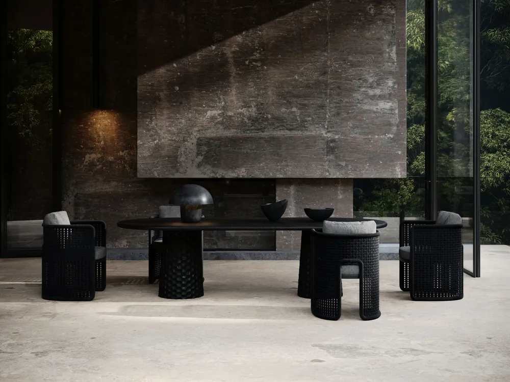 Lawn sofas - Miura-nightfall Dining Set - SNOC
