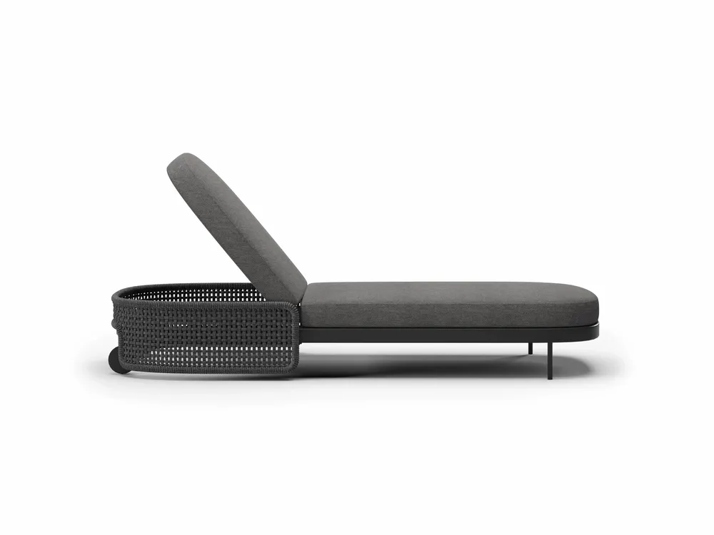 Lawn sofas - Miura-nightfall Sun Lounger - SNOC