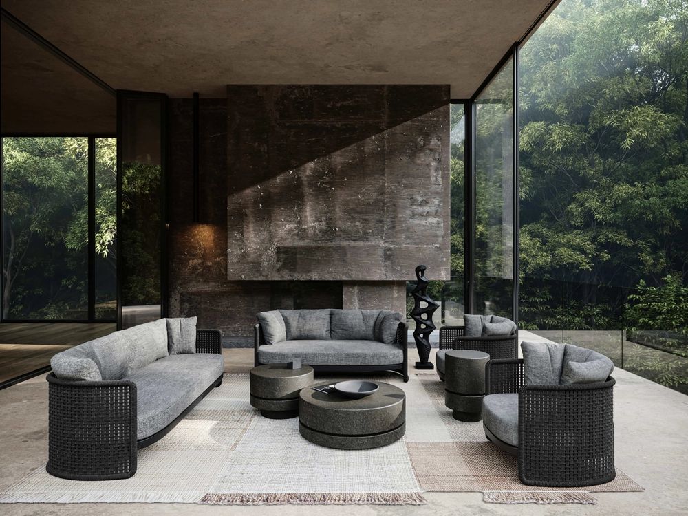 Lawn sofas   - Miura-nightfall Lounge Set - SNOC