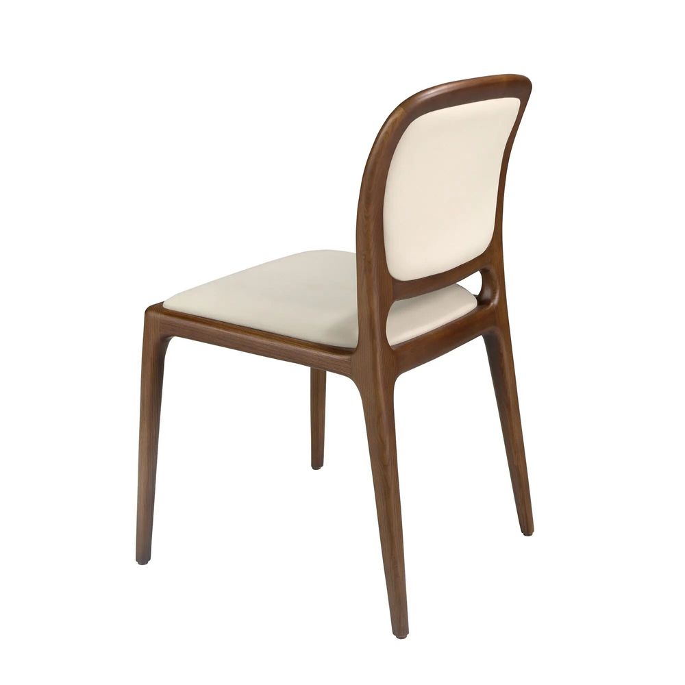 Chairs - Cream leatherette chair - ANGEL CERDÁ
