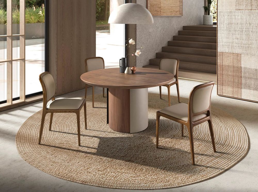 Chairs - Cream leatherette chair - ANGEL CERDÁ