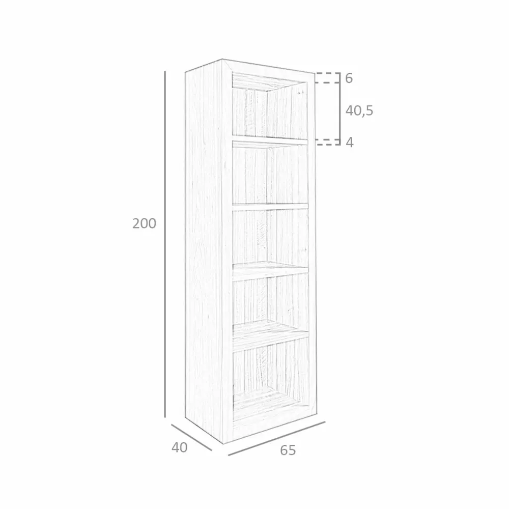 Bookshelves - Walnut wood bookcase - ANGEL CERDÁ