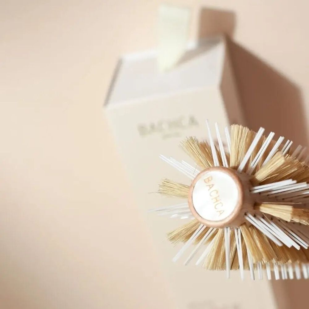 Beauty products - Round blow-dry brush boar/nylon Made in France - BACHCA