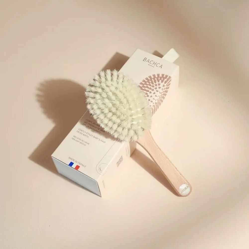 Hair accessories - 100% Goat Baby Care Brush Made in France - BACHCA