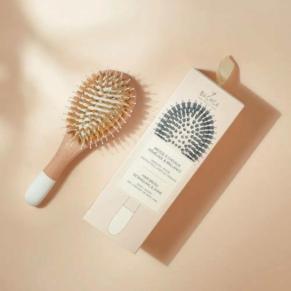 Accessoires cheveux - Brosse à cheveux - Démêlage et brillance - BACHCA