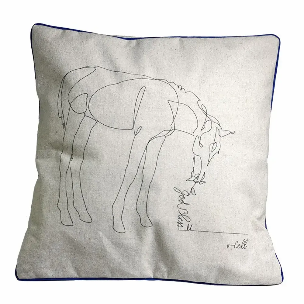 Coussins textile - Housse de coussin 35x35 cm made in FRANCE - COSETTE ET LES LYS