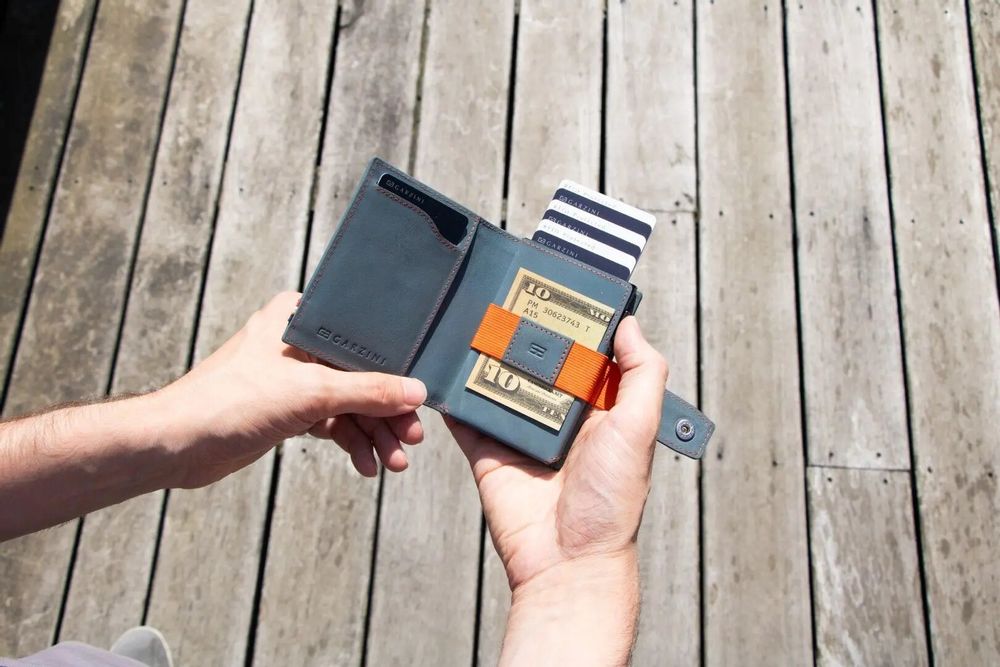 Leather goods - Garzini Metal Wallet - 10 cards - GARZINI