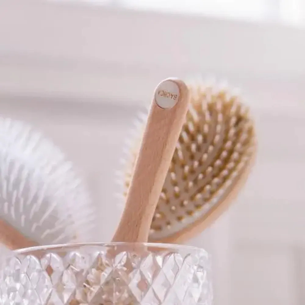 Accessoires cheveux - Brosse Soin & Brillance Sanglier/nylon Made in France - BACHCA