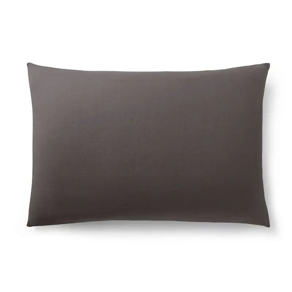 Linge de lit - Taie d'oreiller 100% Coton 50 x 70 cm Ardoise - COTON PUR