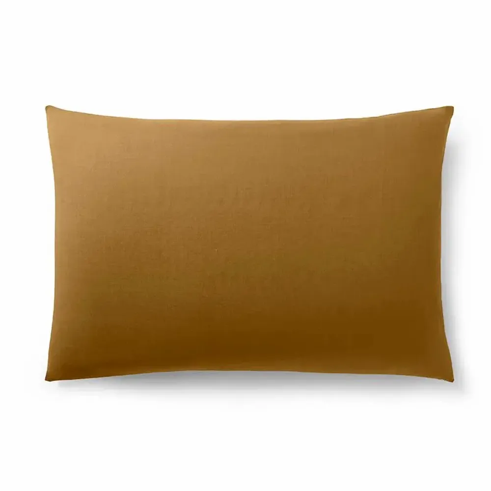 Bed linens - Pillowcase 100% Cotton 50 x 70 cm Caramel - COTON PUR