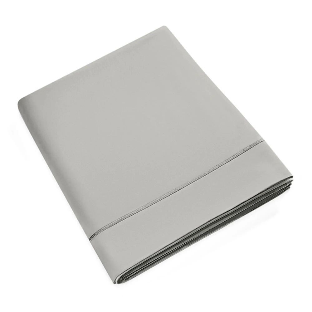 Bed linens - Flat Sheet 270 x 300 cm Pure Combed Cotton Long Staples 80 Thread Count/cm² Pearl - COTON PUR