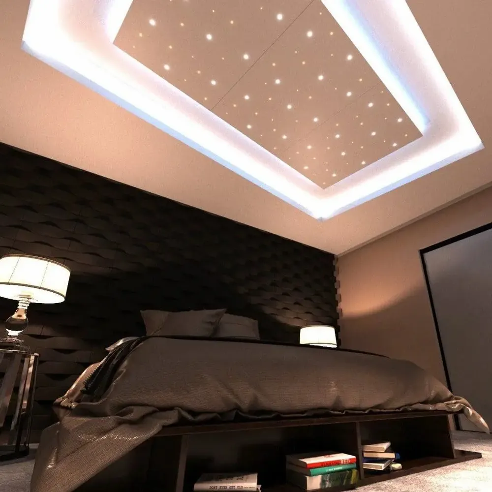 Customizable objects - LED Starry Sky KIT DIY 120x240cm / 2,88 m2 - 90 LEDs Warm White - PIXLUM