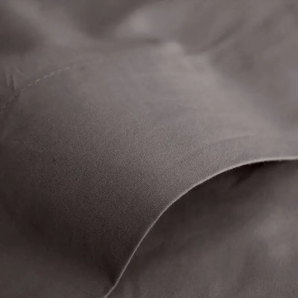 Linge de lit - Drap Plat 100% Coton 180 x 290 cm Ardoise - COTON PUR