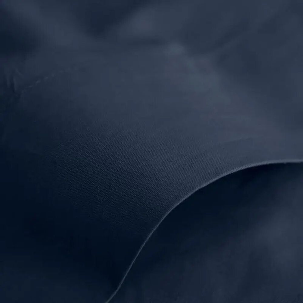 Linge de lit - Drap Plat 100% Coton 180 x 290 cm Bleu Nuit - COTON PUR