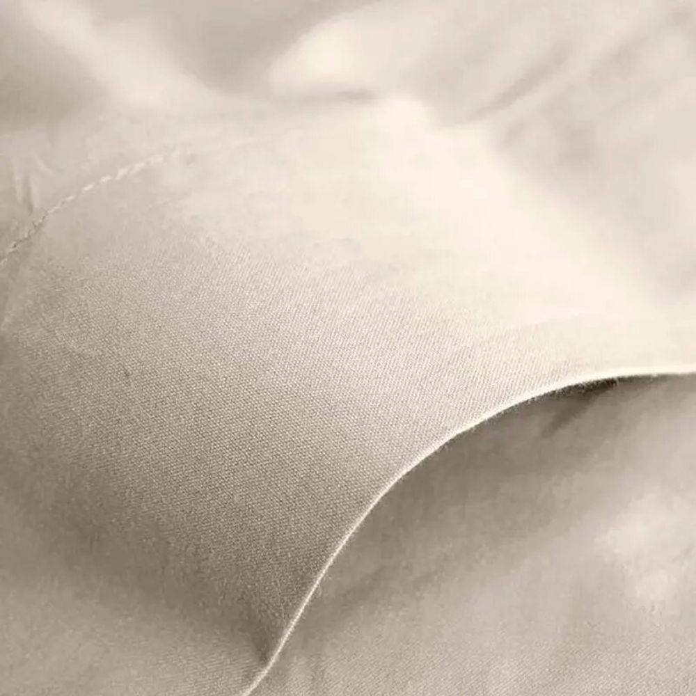 Linge de lit - Drap Plat 100% Coton 180 x 290 cm Sable - COTON PUR