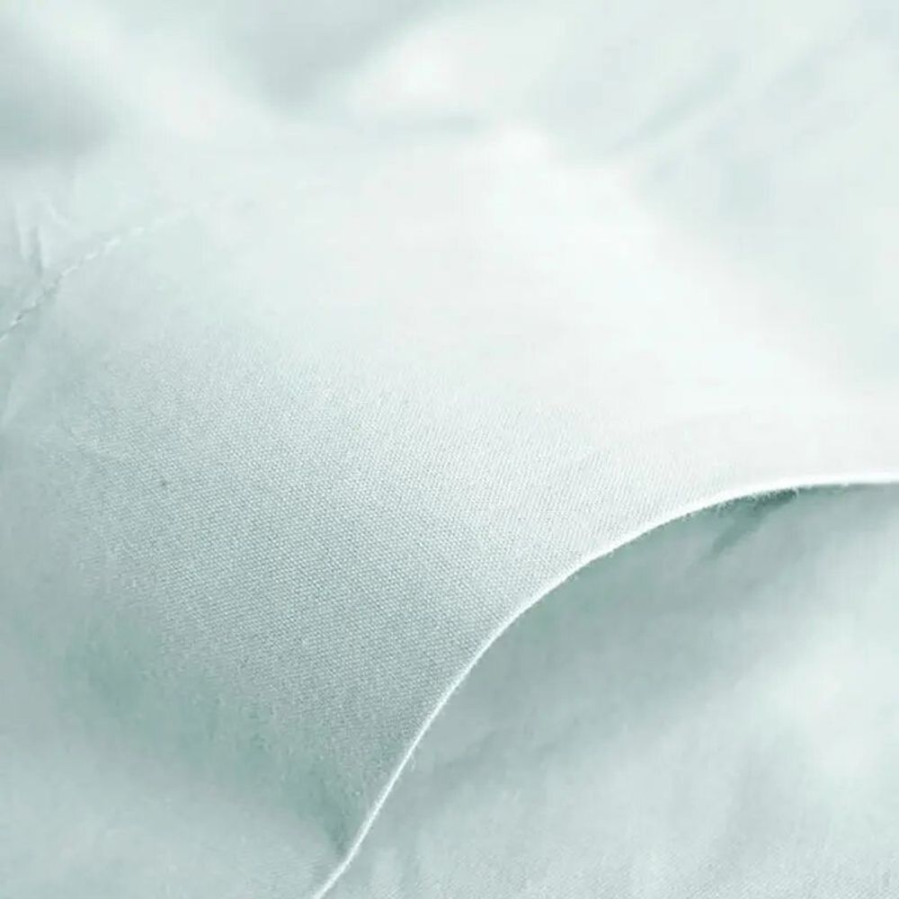 Bed linens - Flat Sheet 100% Cotton 180 x 290 cm Mint - COTON PUR