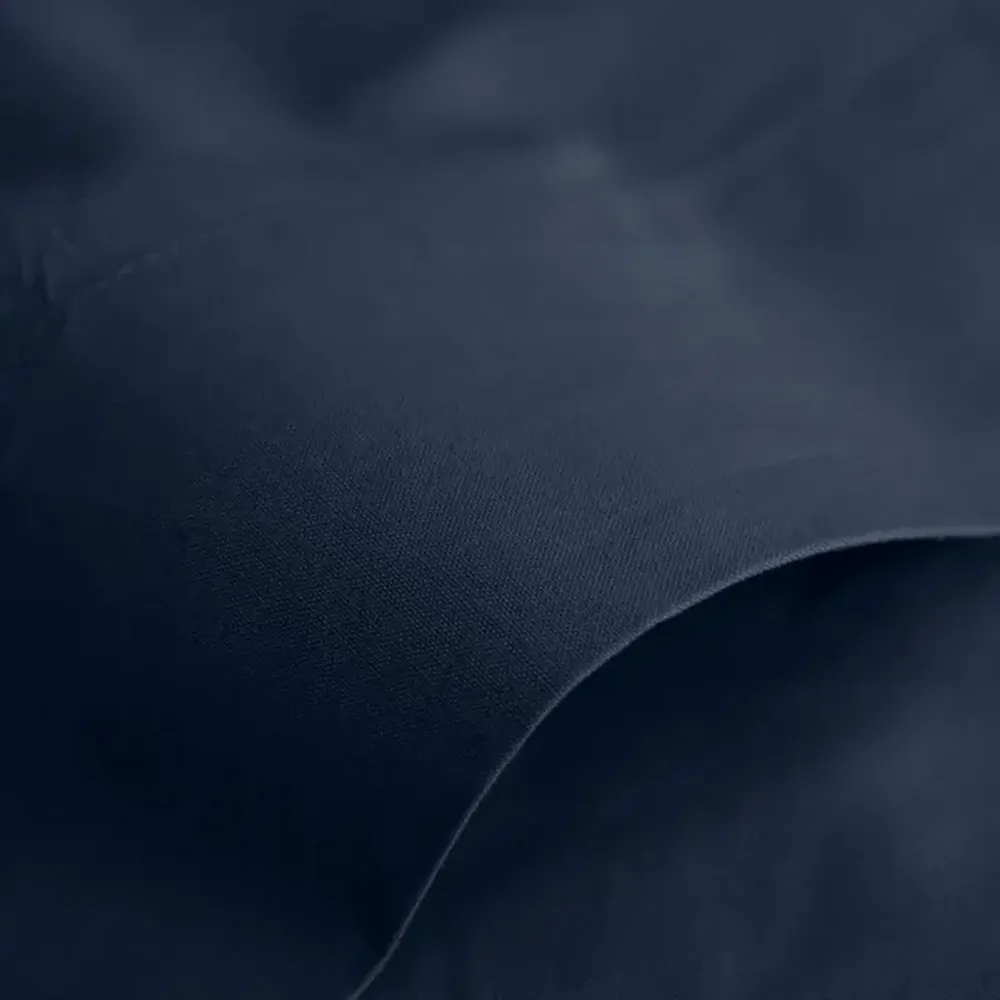 Linge de lit - Drap Plat 100% Coton 240 x 300 cm Bleu Nuit - COTON PUR