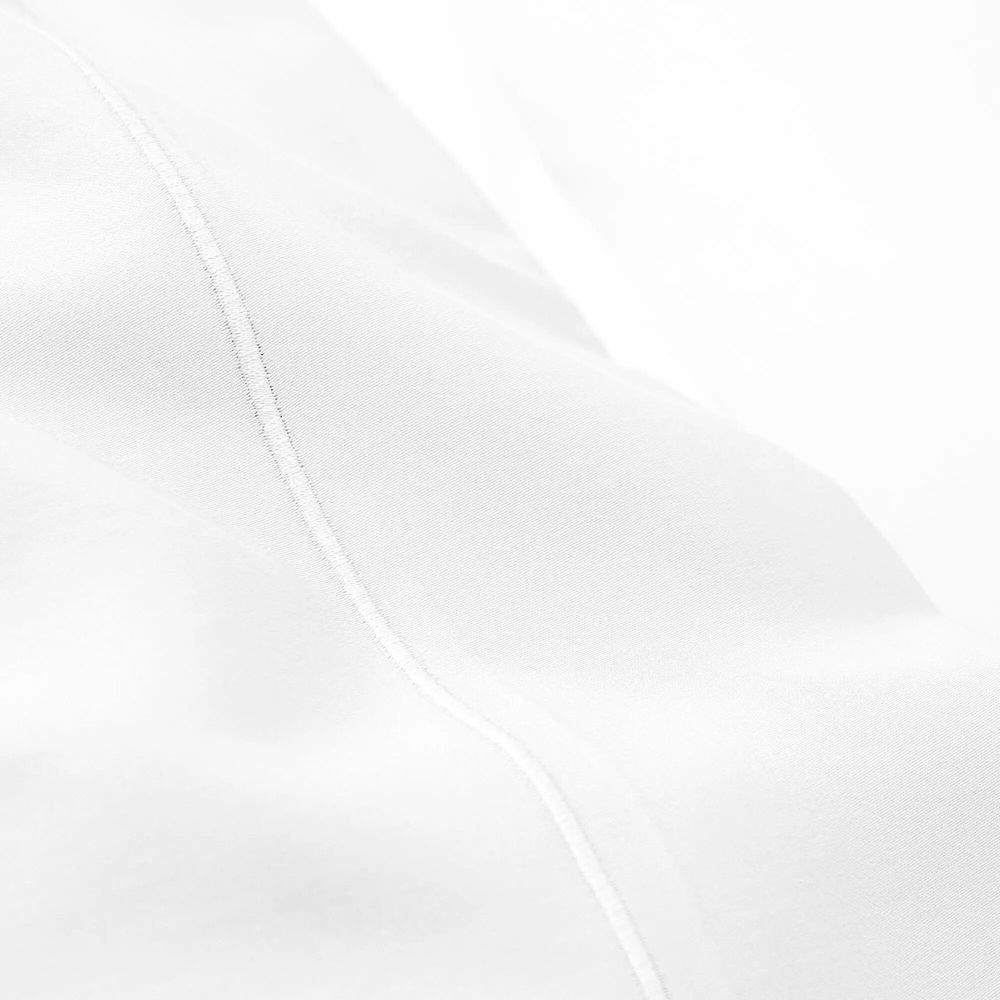 Bed linens - Percale Flat Sheet 240 x 300 cm Pure Combed Cotton Long Fibers 80 Threads/cm² Snow - COTON PUR