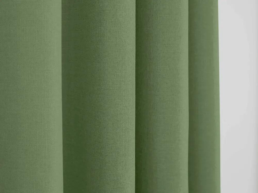 Curtains and window coverings - Pair of “Linen Effect” Eyelet Curtains 140 x 260 cm Moonlight deco Rosemary - COTON PUR
