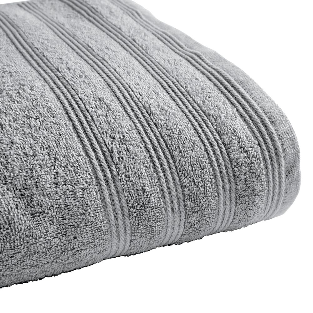 Serviettes de bain - Drap de Douche "Spa" 100% Coton 70 x 140 cm Perle - COTON PUR