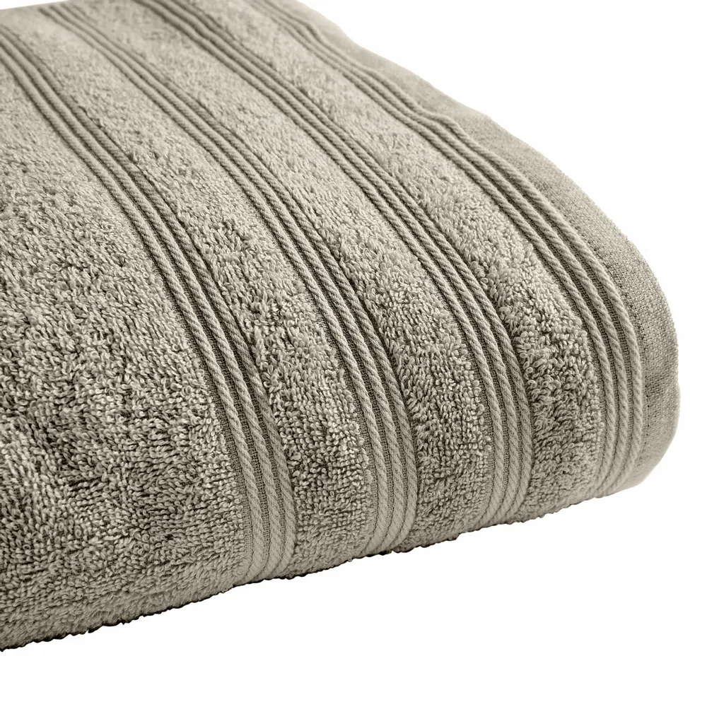Bath towels - “Spa” Shower Towel 100% Cotton 70 x 140 cm Sand - COTON PUR