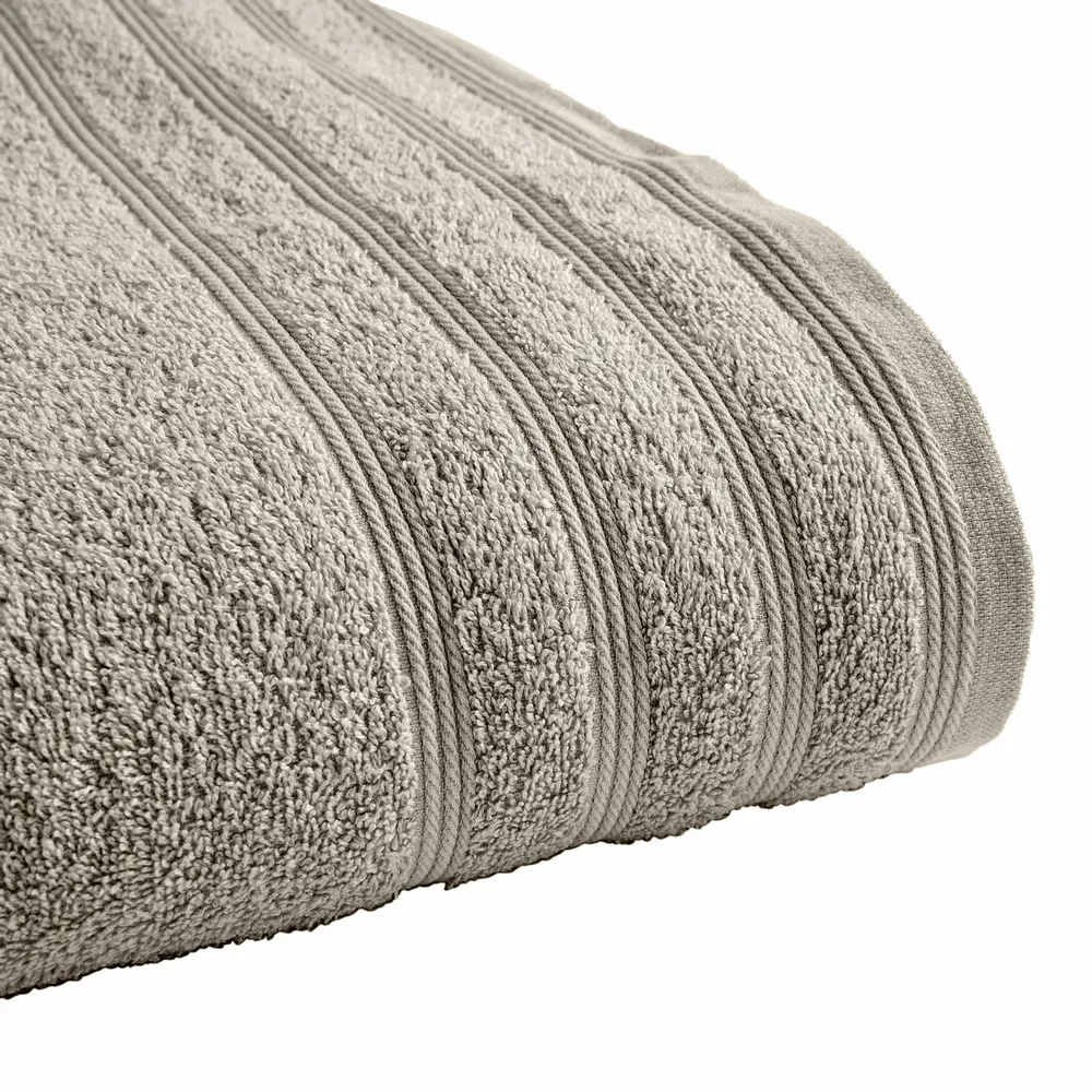Bath towels - “Spa” Bath Towel 100% Cotton 90 x 150 cm Sand - COTON PUR