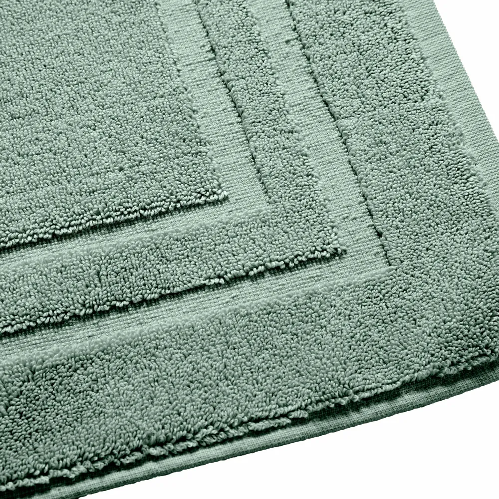 Autres linges de bain - Tapis de Bain "Spa" 100% Coton 50 x 80 cm Menthe - COTON PUR