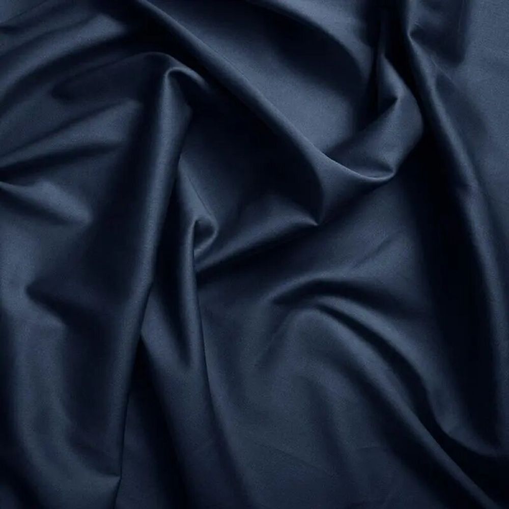 Bed linens - 100% Cotton Duvet Cover 260 x 240 cm Midnight Blue - COTON PUR