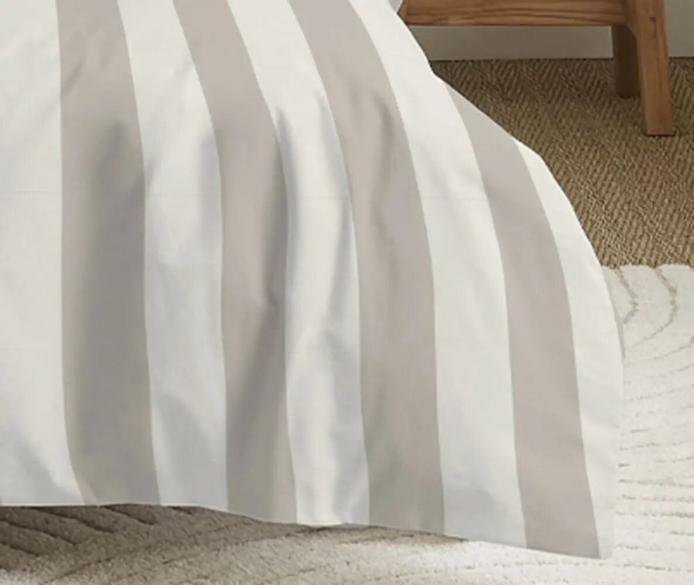 Linge de lit - Pack Complet Housse de couette Imprimé 140 x 200 cm - Drap housse 90 x 190 cm - 100% Coton 57 Fils - COTON PUR