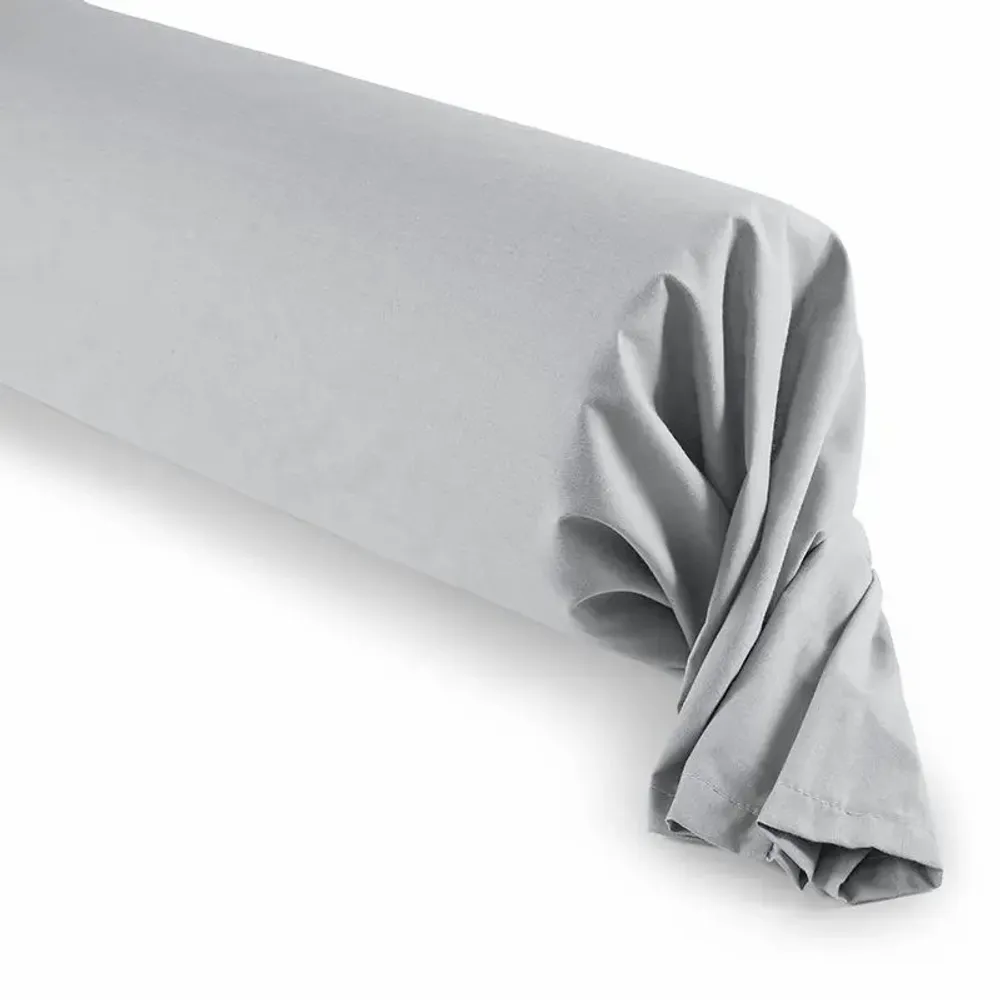 Bed linens - Bolster Case 100% Cotton 45 x 185 cm Cloud - COTON PUR