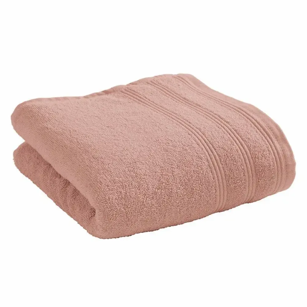 Bath towels - “Spa” Hand Towel 100% Cotton 50 x 100 cm Blush - COTON PUR