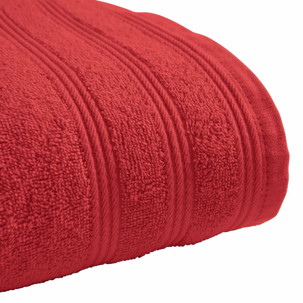Bath towels - “Spa” Hand Towel 100% Cotton 50 x 100 cm Copper - COTON PUR