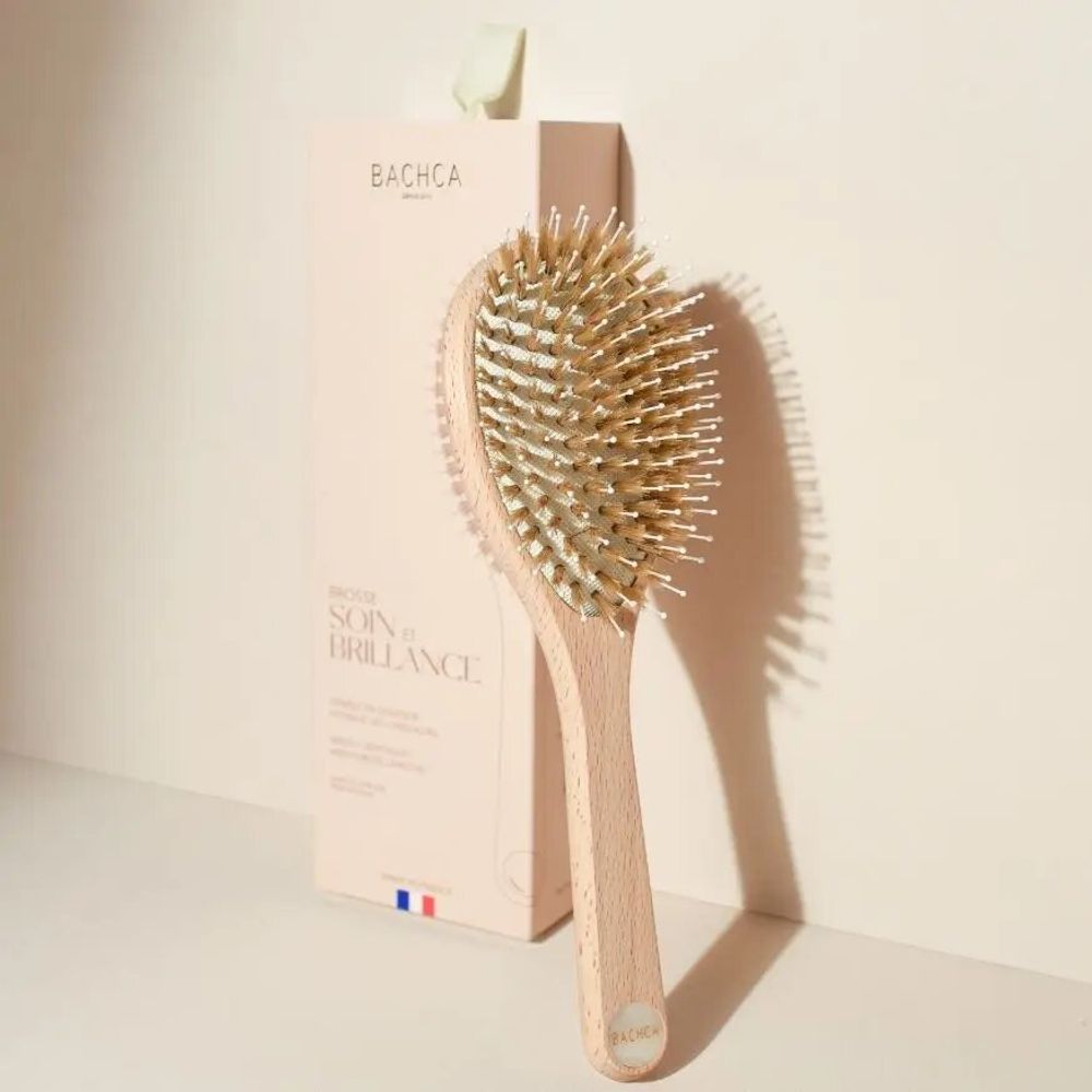 Beauty products - Small Size Care & Shine Brush - Wild Boar/Nylon - BACHCA