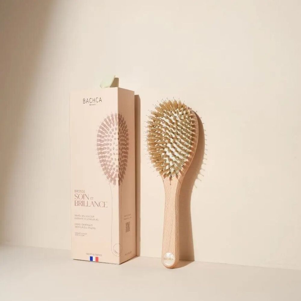 Beauty products - Small Size Care & Shine Brush - Wild Boar/Nylon - BACHCA