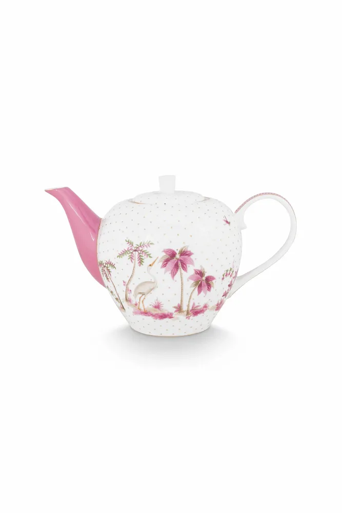 Crystal ware - Tea Pot Jolie Dots Gold Pink 1.6ltr - PIP STUDIO