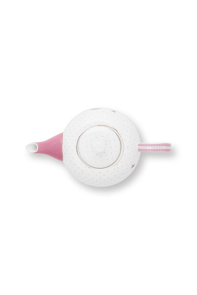 Cristallerie - Théière Jolie pois Rose/Or - 1,6L - PIP STUDIO
