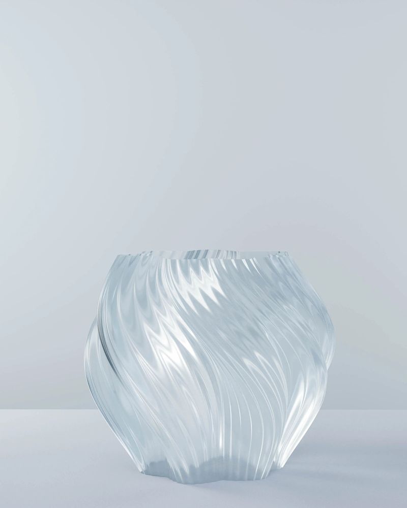 Office design and planning - Vase "Ice Ice Baby" - AUURA