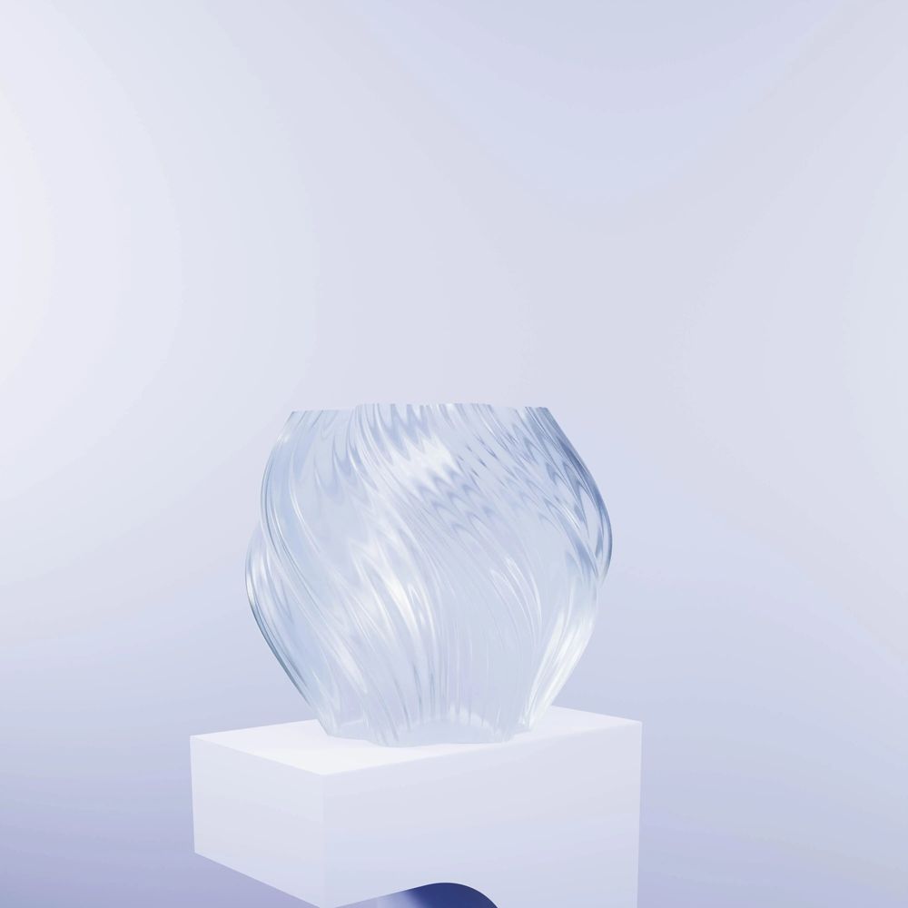 Office design and planning - Vase "Ice Ice Baby" - AUURA