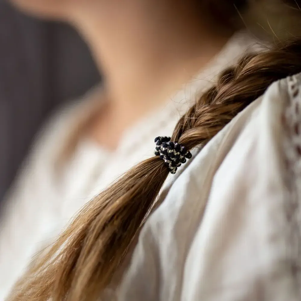 Accessoires cheveux - Élastiques noir x9 - BACHCA