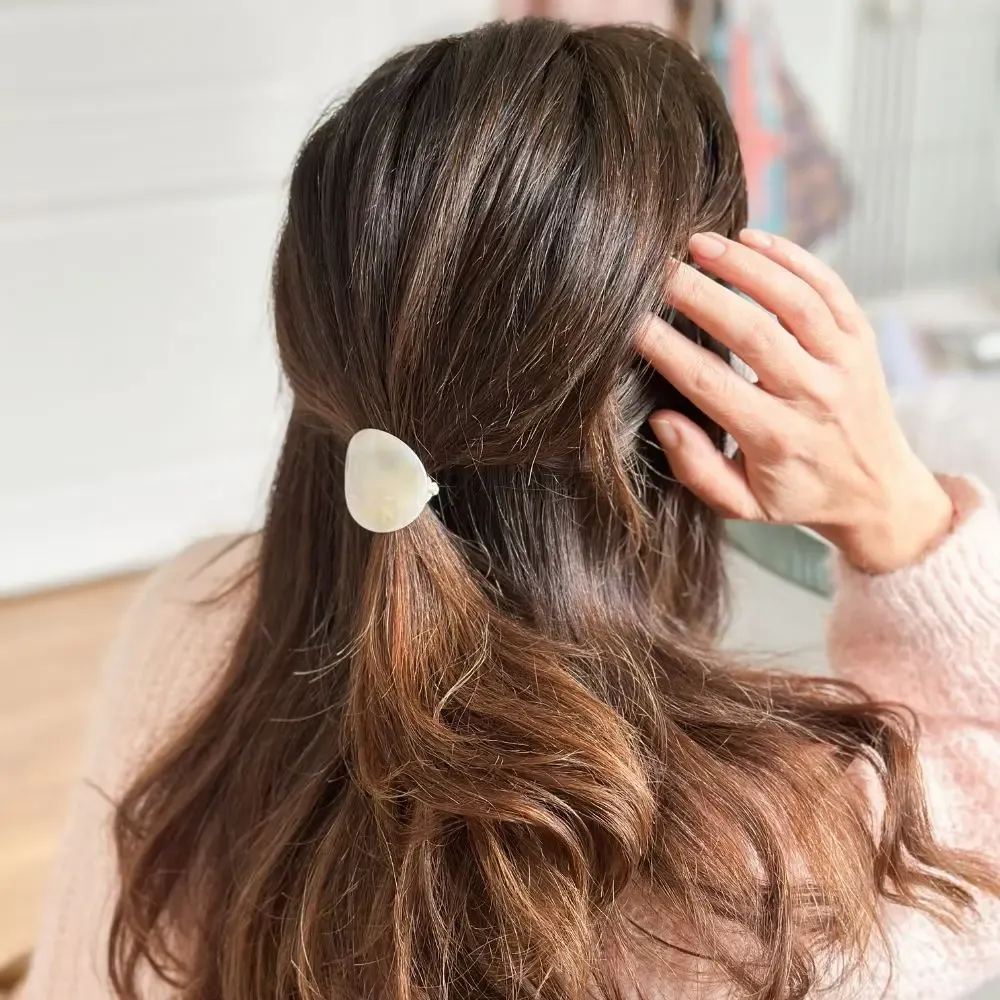 Accessoires cheveux - Élastique plaque Nacre - BACHCA