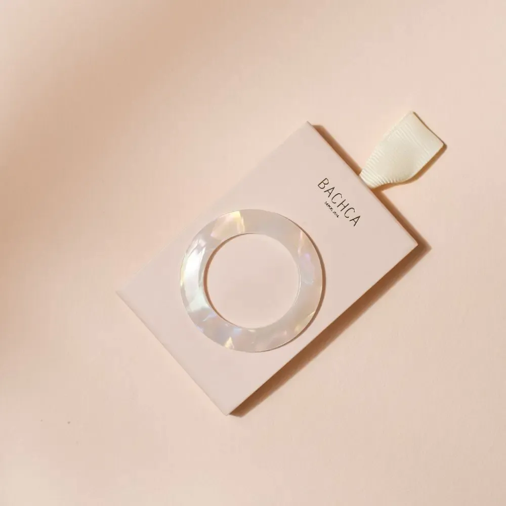 Accessoires cheveux - Barrette ronde Nacre - BACHCA